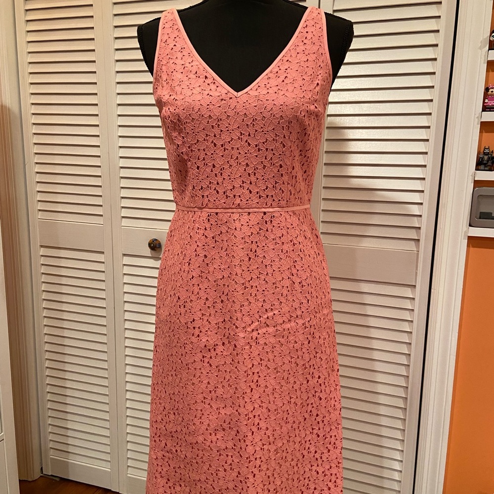 Pink Ann Taylor sleeveless dress-beautiful & like new!